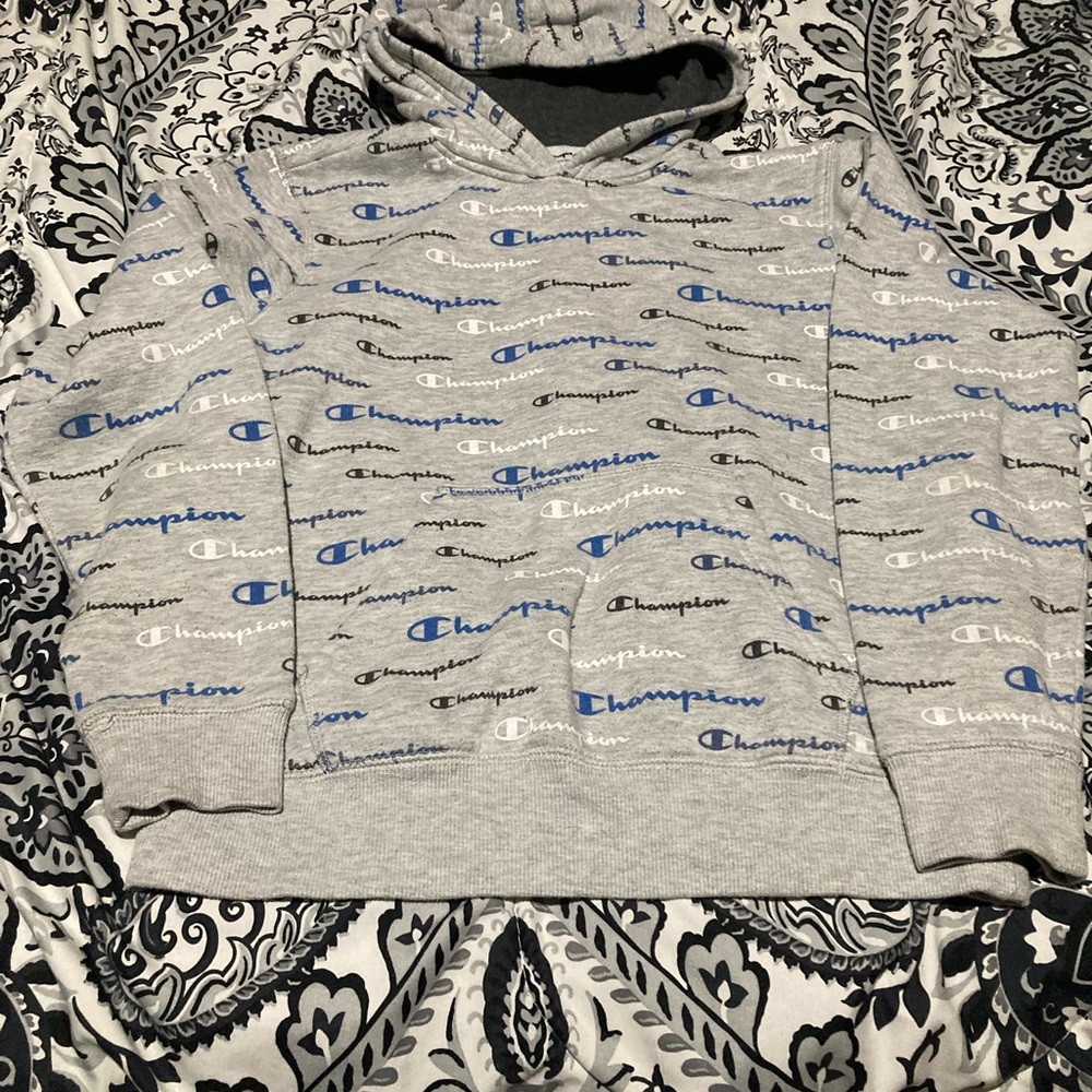 Boys large champion hoody